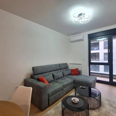 Аренда новой, меблированной 2-комнатной квартиры, 46 м², Новый Белград, Сербия